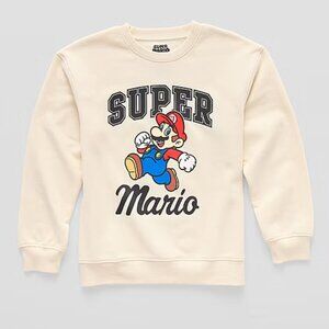 NEW Super Mario Crewneck Sweater - Kids Size XL (18-20)
